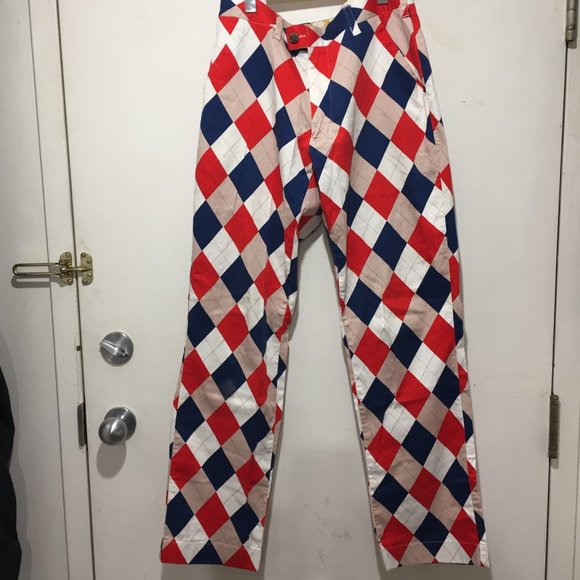 LOUDMOUTH MULTICOLOR GOLF PANTS - Picture 2 of 5